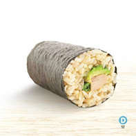 Crispy chicken sushi