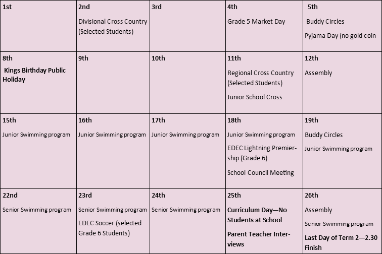 Calender 030626